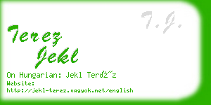 terez jekl business card